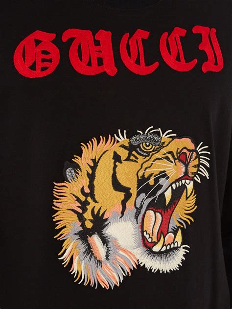 gucci tiger duke shirt|gucci tiger long sleeve shirt.